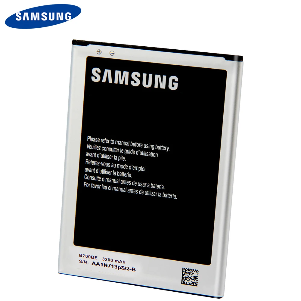 Оригинальный аккумулятор Samsung B700BC B700BE для Galaxy I9200 Mega 6 3 аутентичный 3200 мАч |