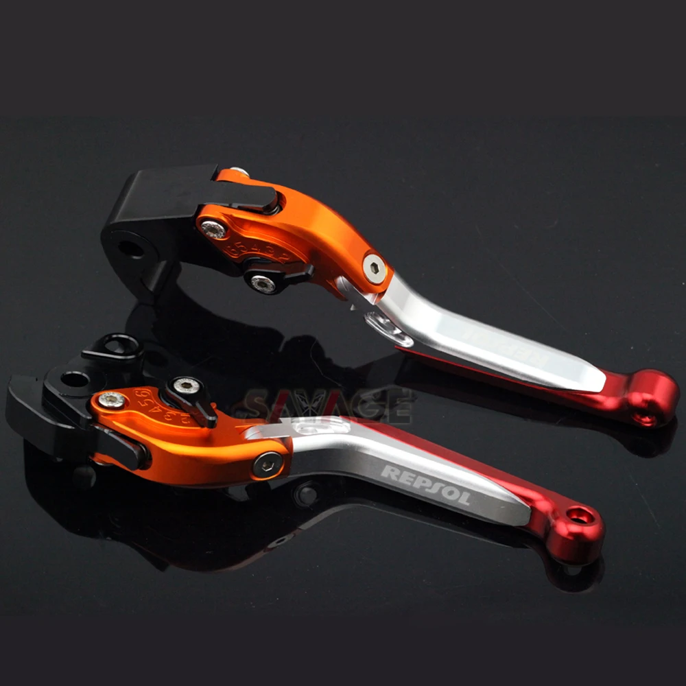 

Brake Clutch Levers For HONDA CBR1000RR 2004-2007 CB1000R 2008-2016 Motorcycle Accessorie Folding Extendable Lever LOGO REPSOL