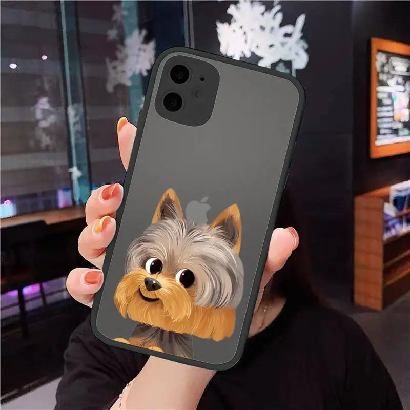 

Dog French Bulldog Phone Cases matte transparent For iphone 7 8 11 12 plus mini x xs xr pro max cover