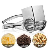 stainless steel manual cheese grater chocolate scraper multi function vegetable grater hot sale home kitchen cutter grinder