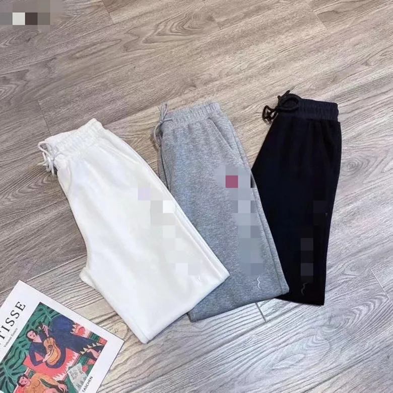 

European And American C Casual Pants Spring P Summer New Sports Pants Embroidery Couple 'S Pants Slimming Best Seller