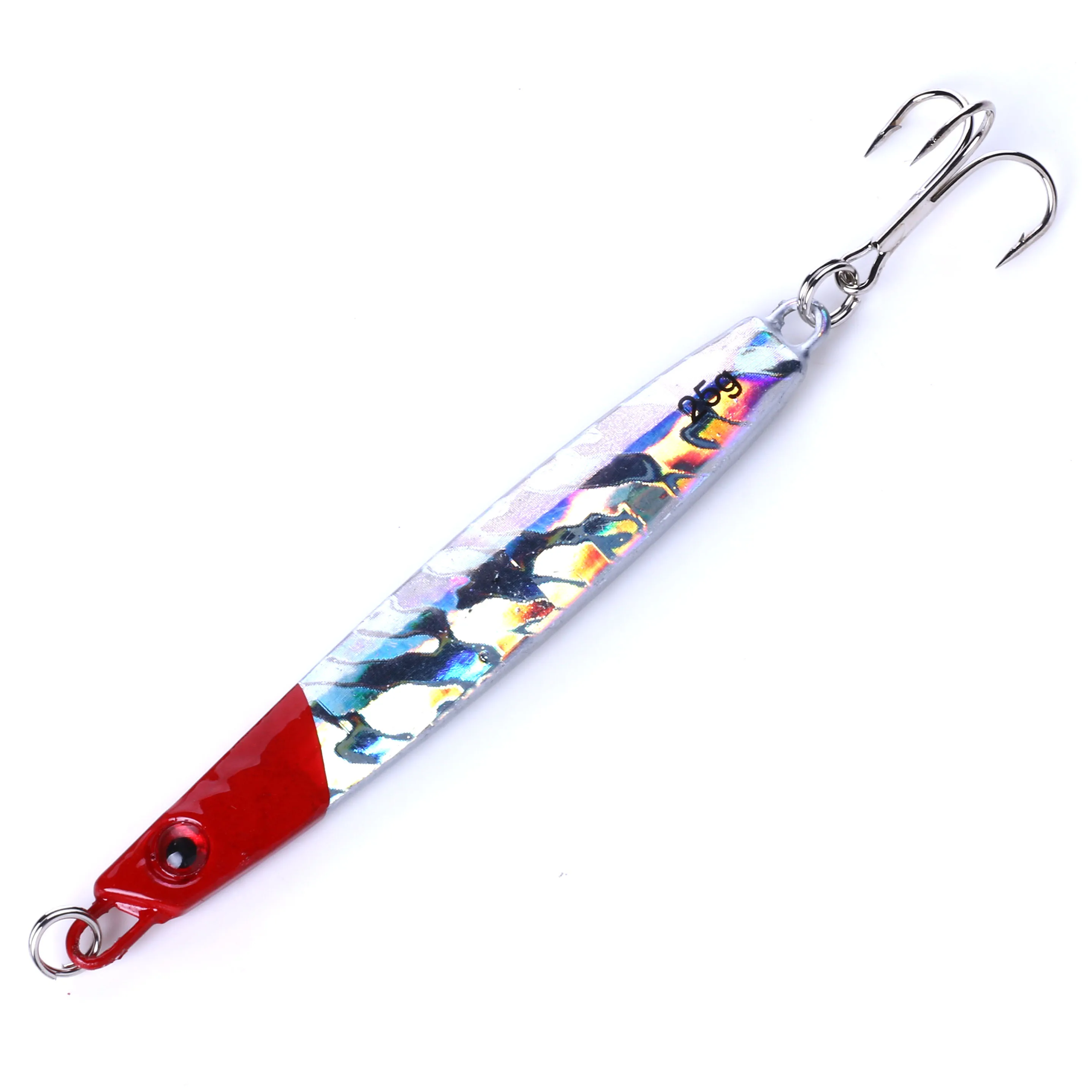 

ThunderShower 25g Metal Jig Cast Spoon 8cm Casting Jigging Lead Fish Sea Bass Fishing Lure Artificial Bait Tackle