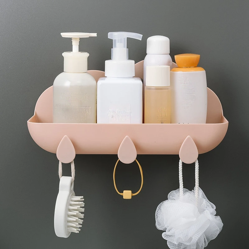 

Cloud Shelf Bathroom Wall Mounted Bathroom Bathroom Non Perforated Wash Stand Bathroom Storage Shelf