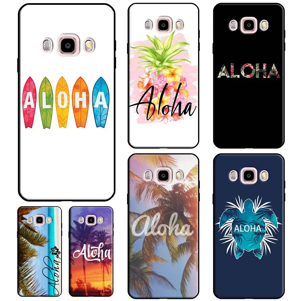 Гавайская Алоха для Samsung Galaxy A5 A3 J3 J7 J5 2016 2017 J4 J6 J8 A8 A6 Plus J2 Core 2018 чехол телефона |