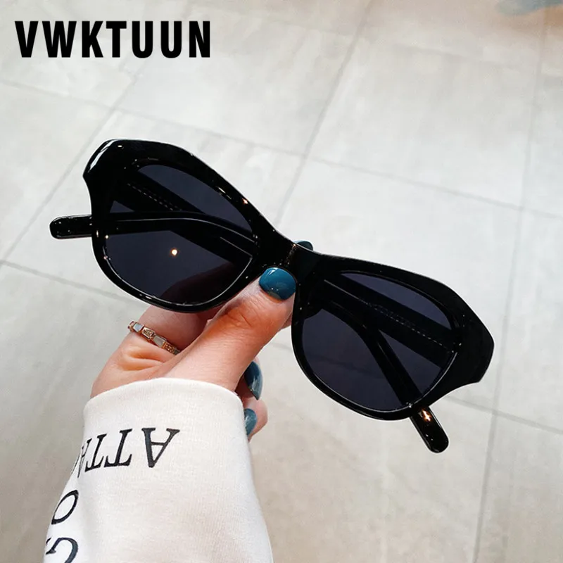 

VWKTUUN New Sunglasses Women Cat Eye Women's Sunglasses Luxury Oversized Glasses UV400 Cateye Designer Sunglass UV400 Eyewear