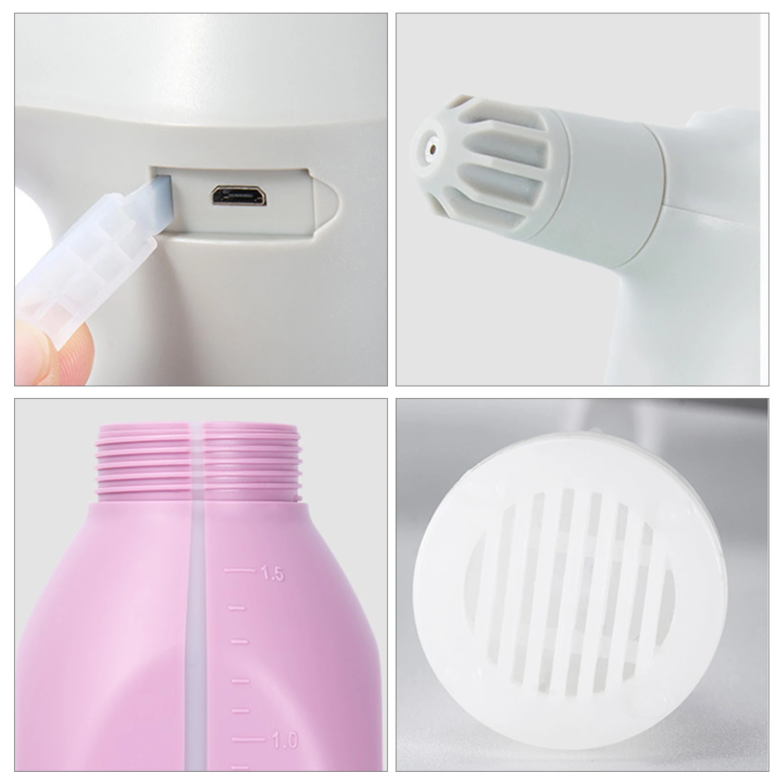 

1.5L Electric Garden Sprayer Electric Plant Mister Spray Bottle for House Handheld Watering Can Spritzer with Adjustable Spout