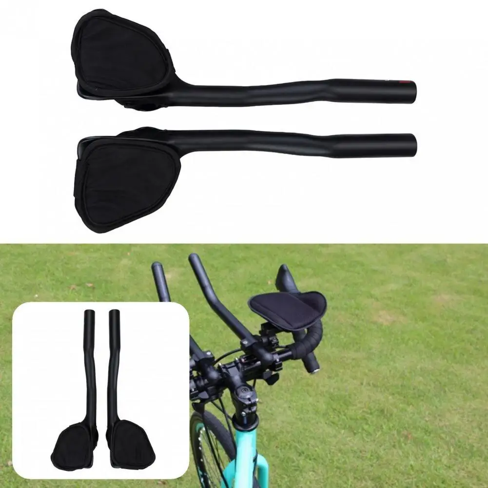 

Black 1Pair Useful Bicycle Rest TT Handlebar Handle Hard Texture Bicycle Rest Bar Lightweight for Sports