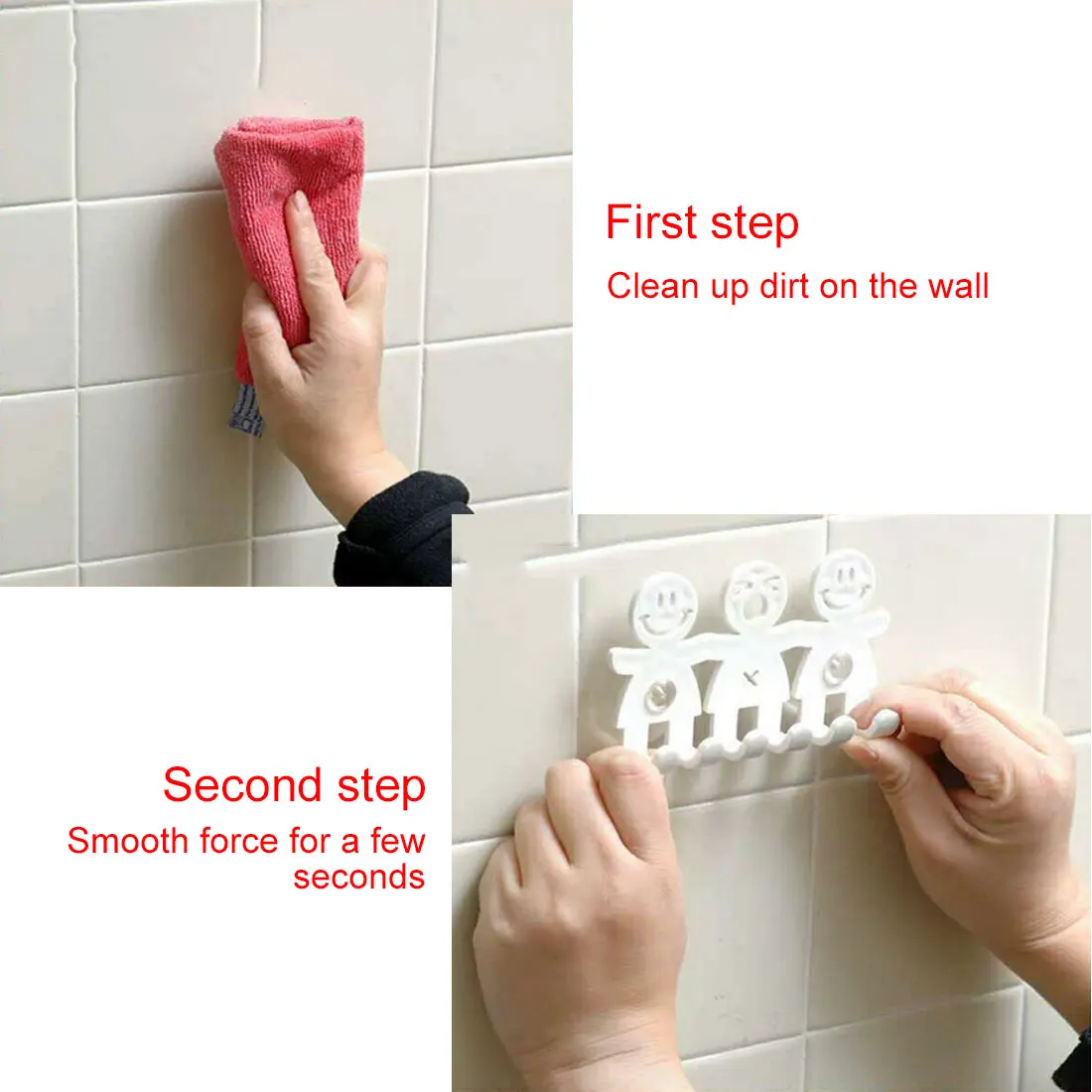 Присоска для зубной щетки 5 позиционный держатель ванной комнаты с мультяшным