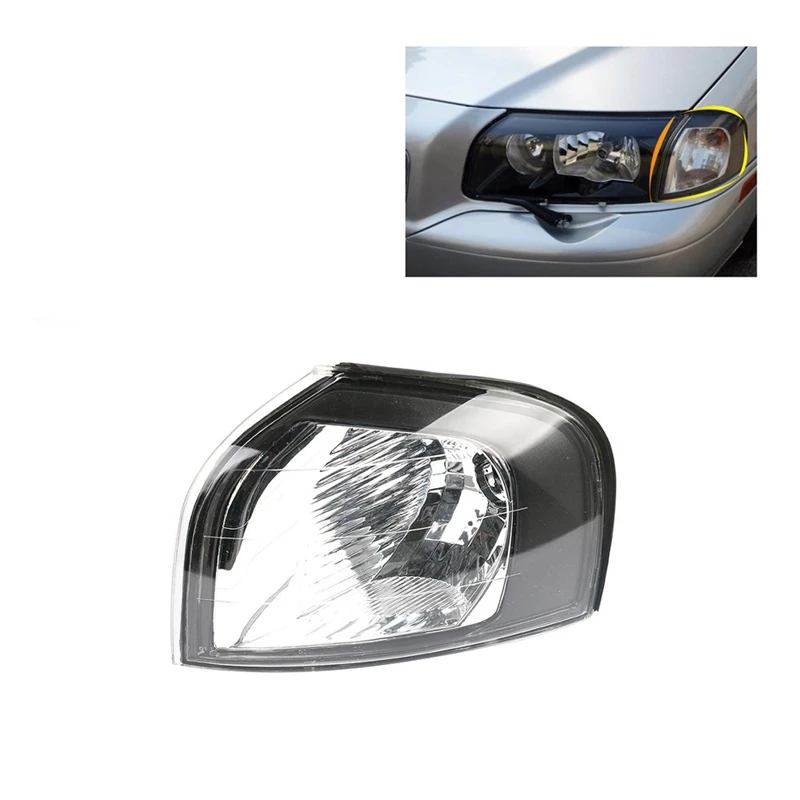 Left Front Side Fender Light For Volvo S80 1999 2000 2002 2005 2006 Corner Turn Headlight Marker Signal Lamp 30 | Автомобили и