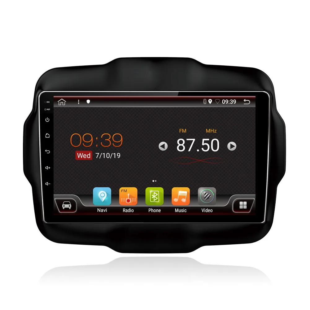 9 дюймов Восьмиядерный Android 8 1 Автомобильный gps навигация для Jeep Renegade 2016 wifi Bluetooth