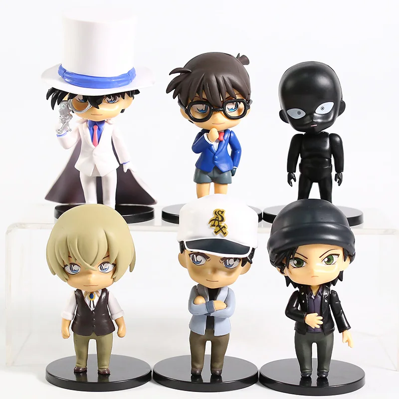 Детектив Conan Edogawa Конан Kaitou малыш Хаттори Heiji Furuya Rei акаи Shuuichi версии фигурки Brinquedo