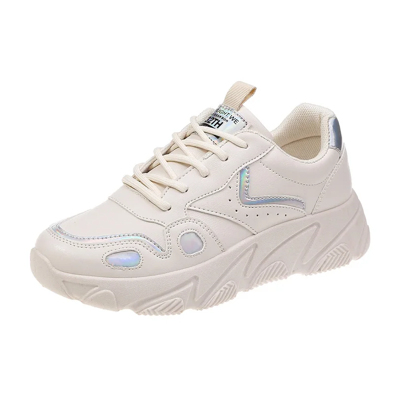 2019 Autumn Women Casual Shoes Mesh Comfortable Woman Platform Sneakers Height Increasing Dad Chunky zapatos mujer | Обувь