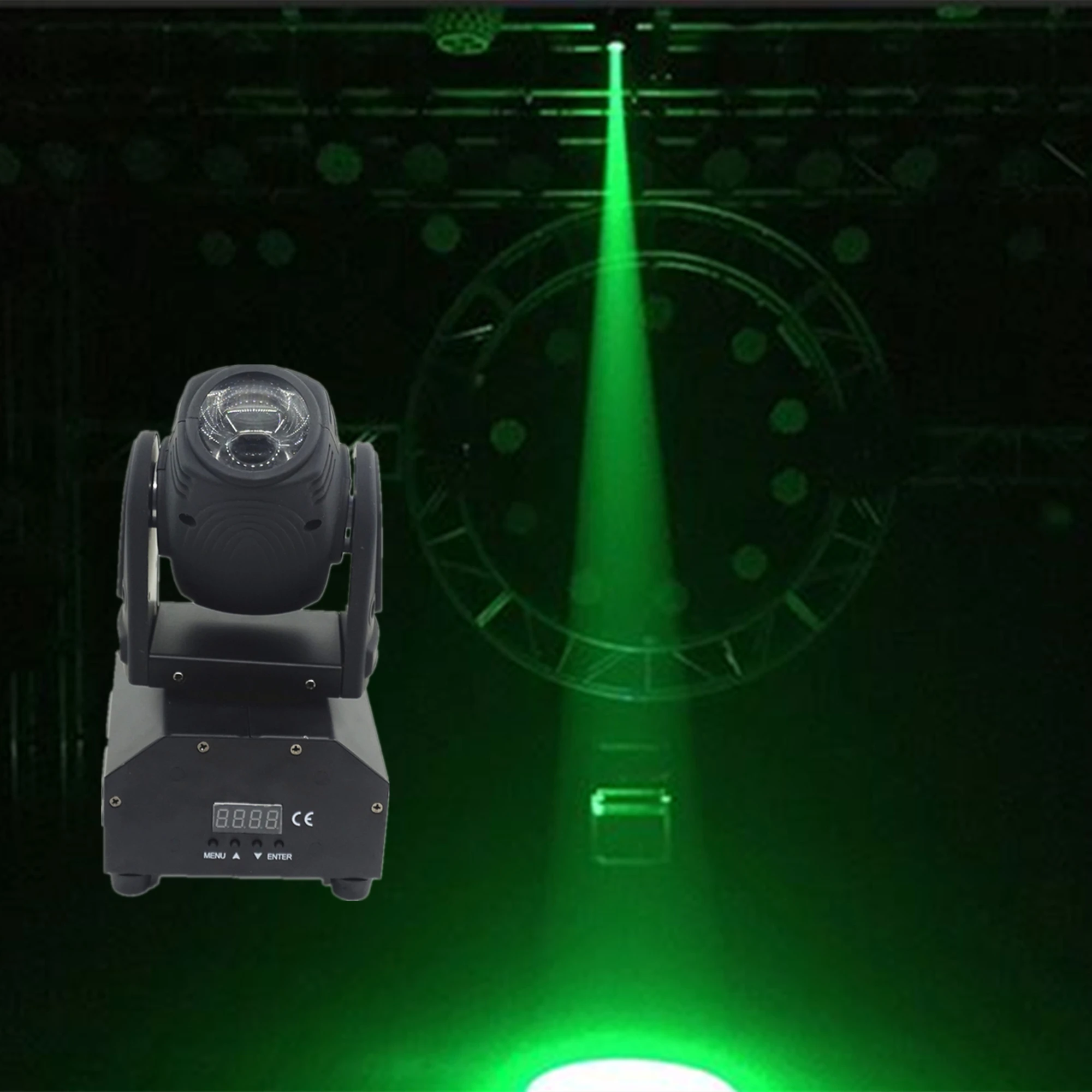 Moving head pattern beam light is suitable for stage lighting 10W, stage lighting is suitable for disco and other places