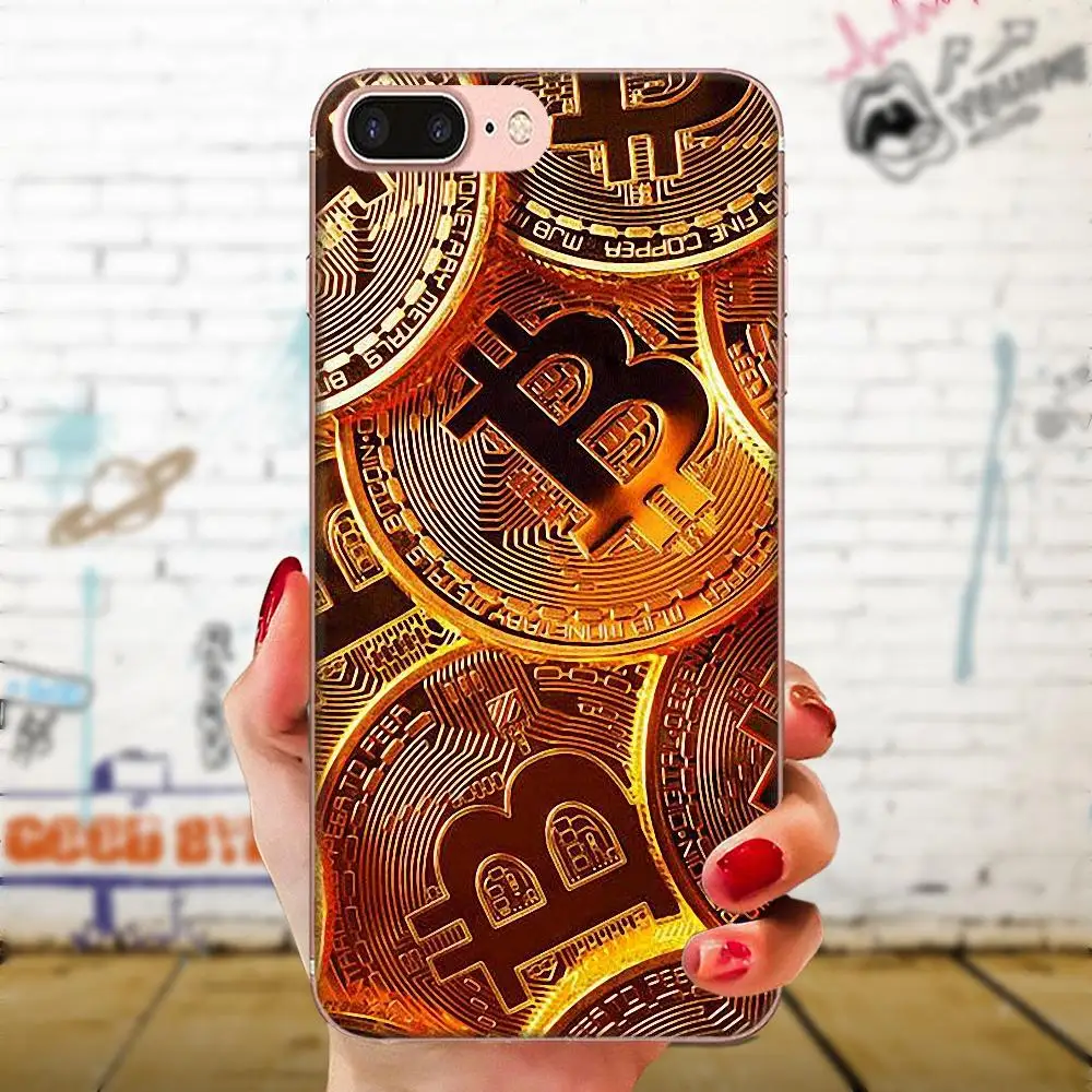 Soft Phone Cases Bitcoin Gold For Xiaomi Redmi Mi 4 7A 9T K20 CC9 CC9e Note 7 9 Y3 SE Pro Prime Go Play | Мобильные телефоны и