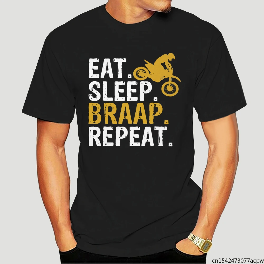 

Eat Sleep Braap Repeat Men's T-Shirt