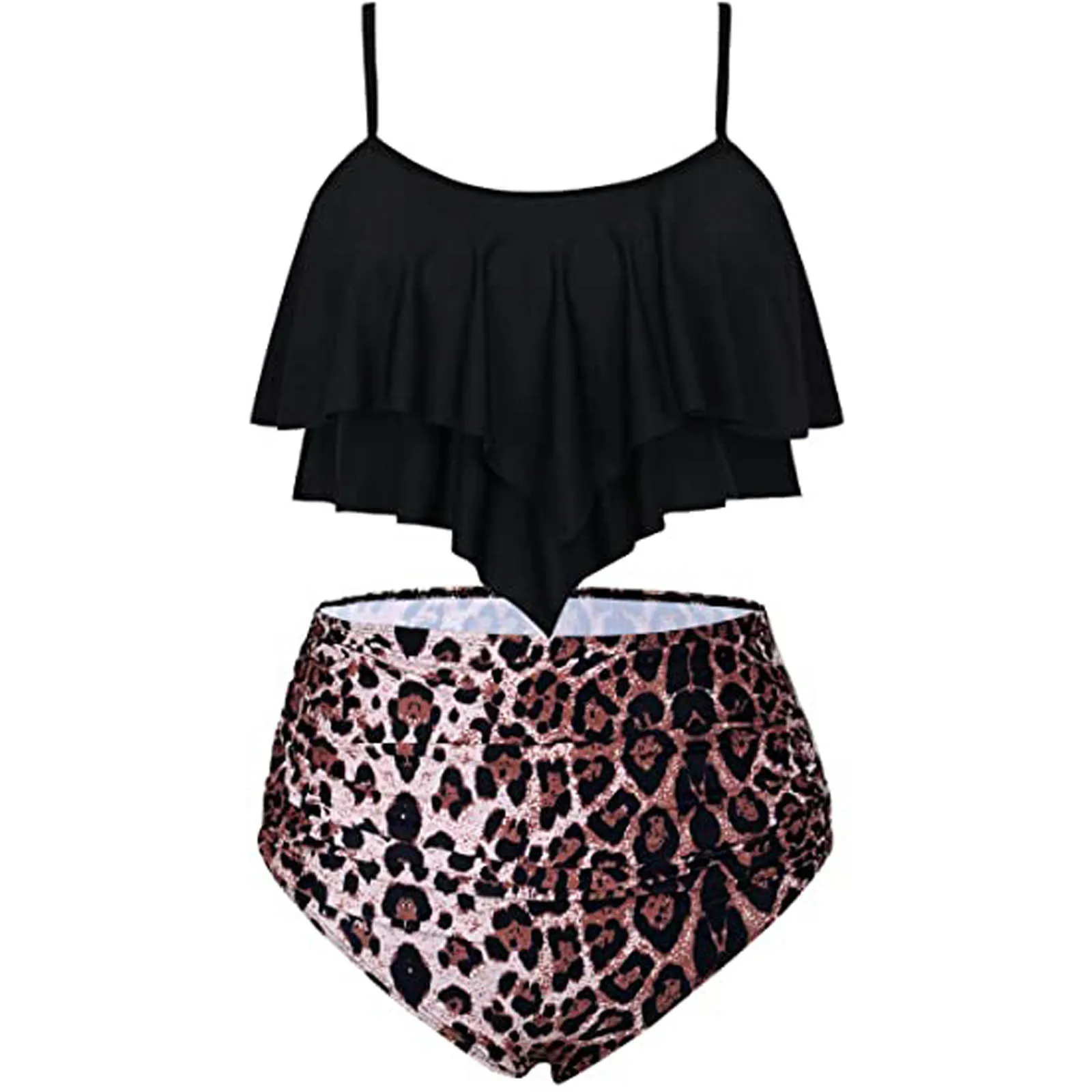 

Women's Sexy High Breast Contrast Gradient Split Bikini Set One Piece Swimsuit Sexy Swimsuit and Shorts Swimwear Beachwear