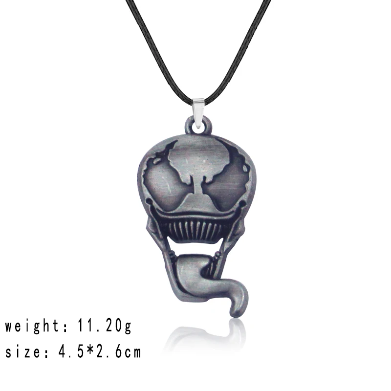 2021 горячий фильм Веном маска цепочка для ключей с длинным подвеска изображением