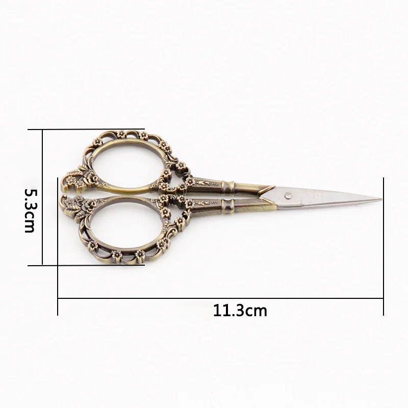 Домашние изысканные Ретро Швейные ножницы из нержавеющей стали европейские