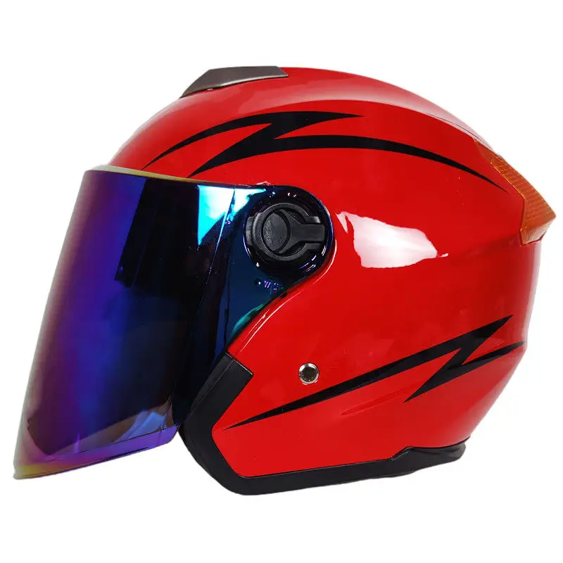 Мотоциклетный шлем с двумя объективами для мотоцикла скутера электромобиля