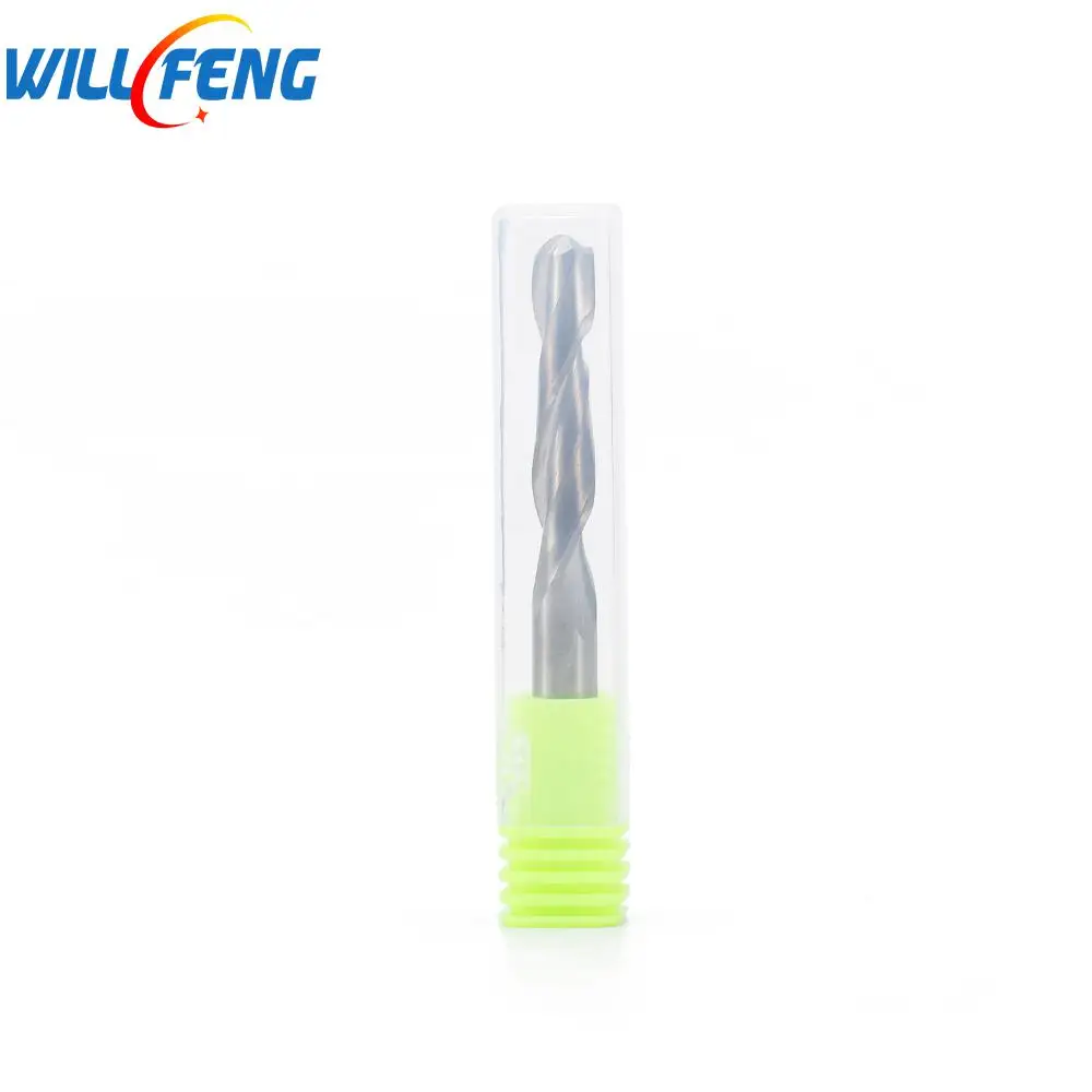 Будет Feng 4 мм двойная спиральная шаровая фрезерная головка для резки МДФ ПВХ 5