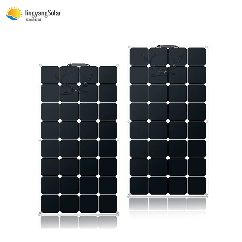 100 Вт sunpower гибкие солнечные панели водонепроницаемый тонкий пленочный солнечгый элемент для лодки 12v power bank гибкие с самым лучшим качеством 200w 300w