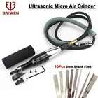 Набор для пневматической шлифовальной машинки, ультразвуковой миниатюрный инструмент для резьбы, шлифовки, работы по дереву и металлу