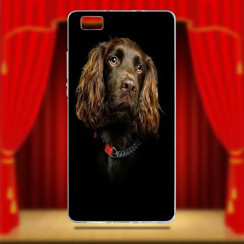 Cocker Spaniels собачьи щенки мягкий тпу мобильный телефон чехлы для Huawei P8 P9 P10 Mate 10 Pro Y5 Y6