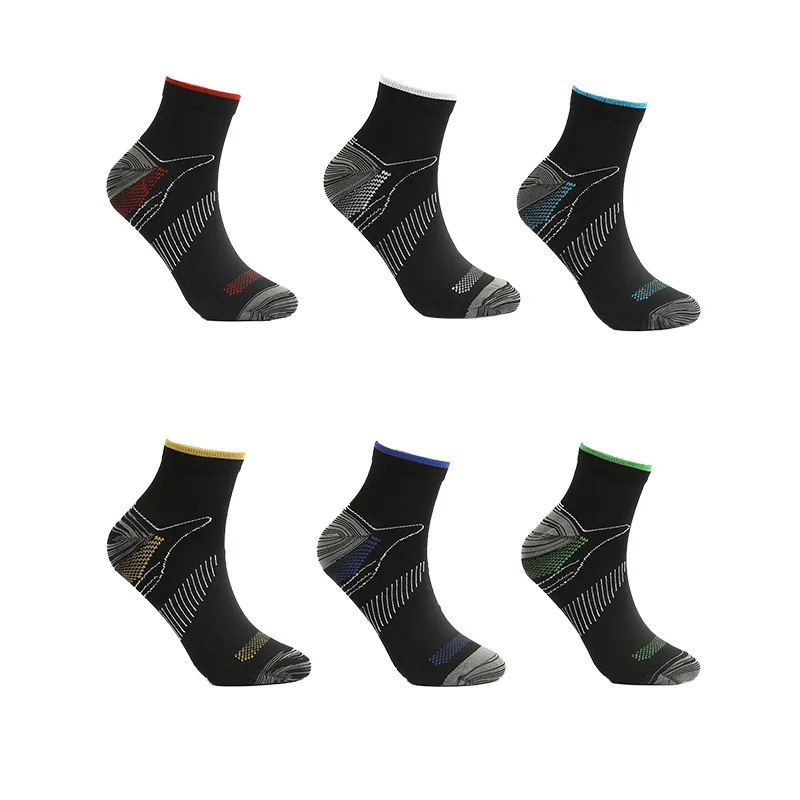 

Men Dark Color Wearproof Nylon Dry Fast Moisture Wicking Cycling Hiking Running Sports Socks