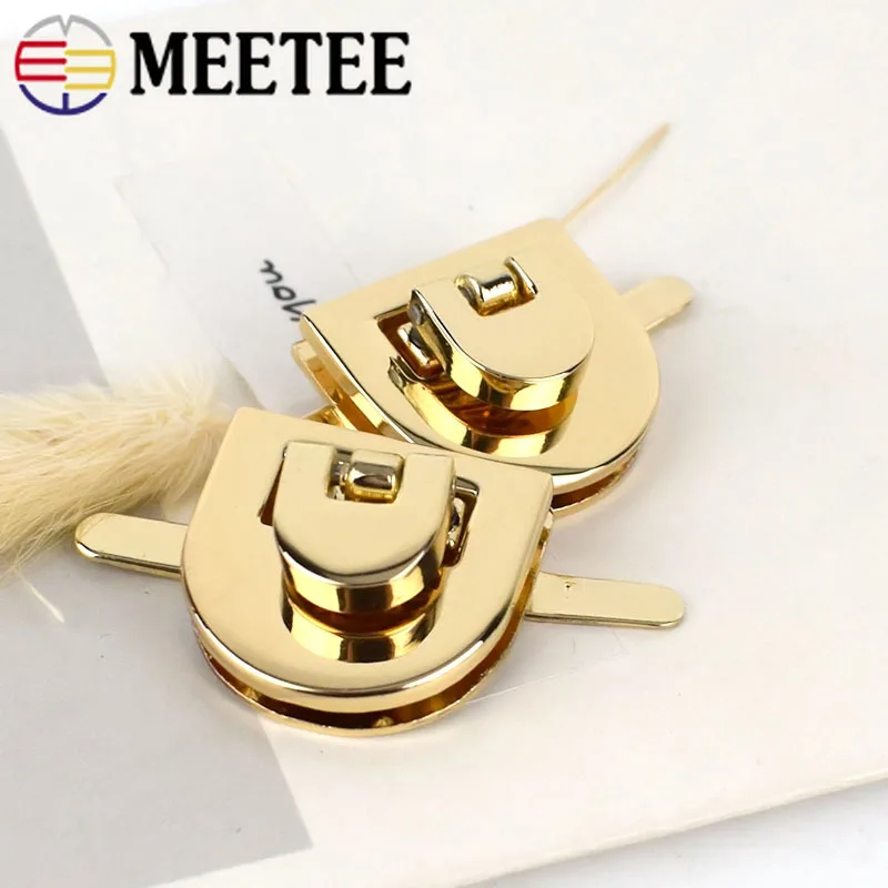 5/10/20 шт. Meetee 21x20 мм женская сумка металлическая застежка поворотный замок врезные