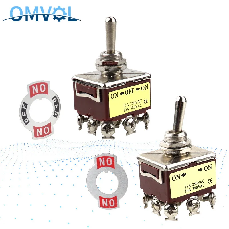 

302 Silver Contacts high quality 9 screw toggle switch ON-ON ,ON-OFF-ON 303