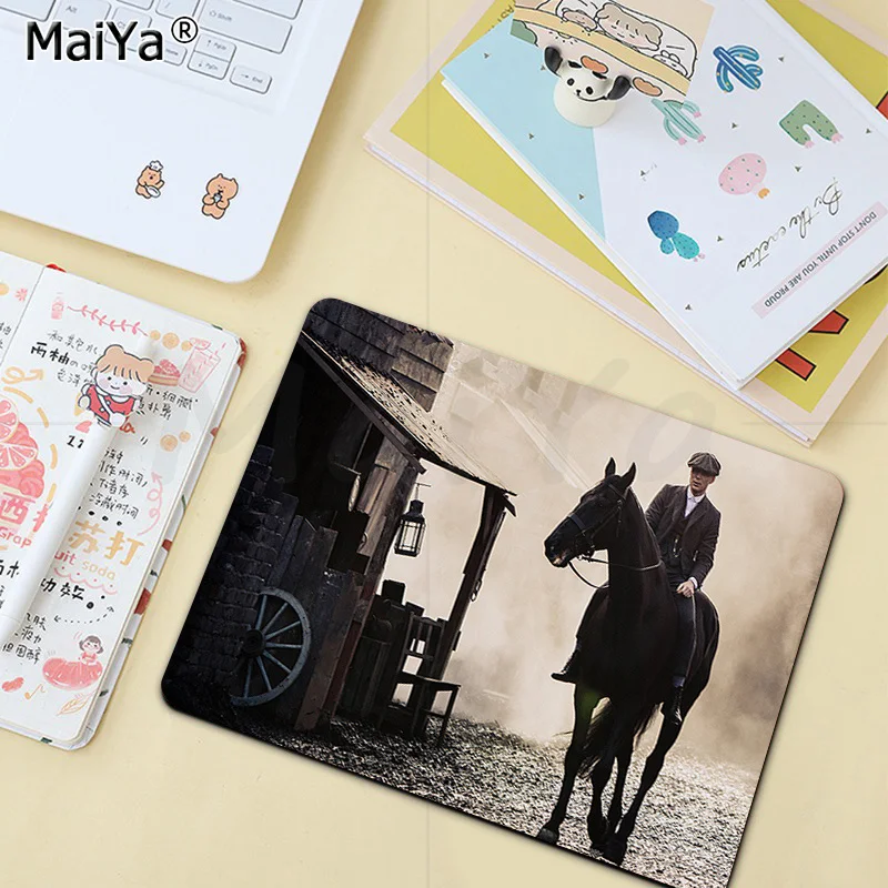 

MaiYa Funny peaky blinder Customized laptop Gaming mouse pad Smooth Writing Pad Desktops Mate gaming mouse pad
