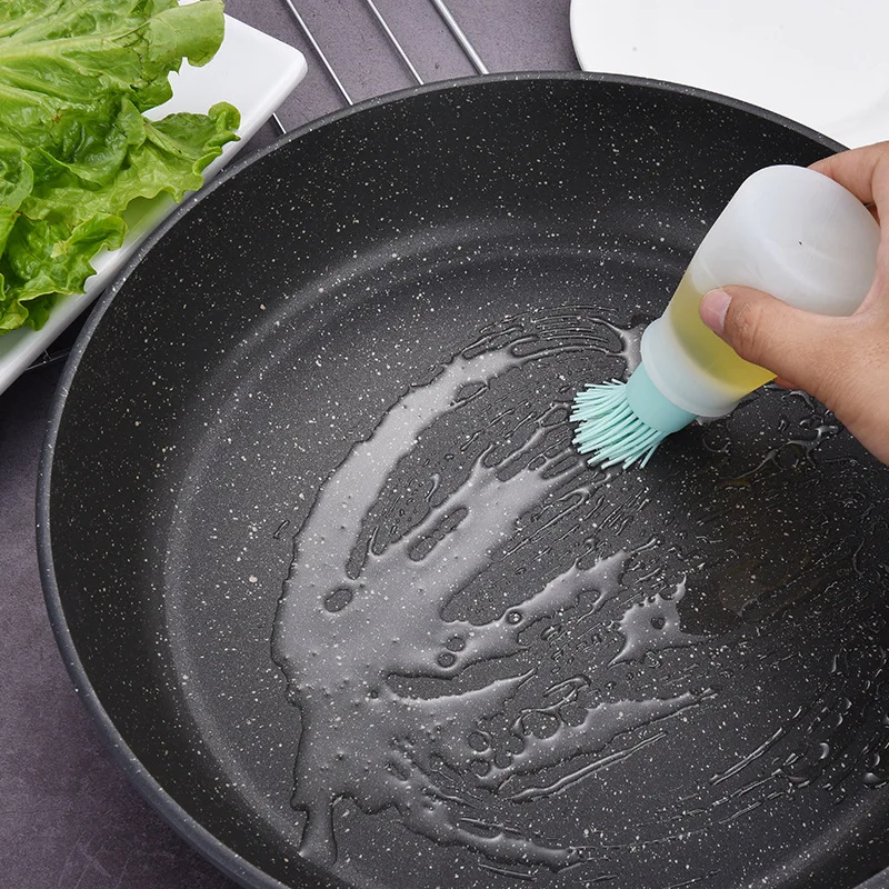 

Barbecue Brush High Temperature Oil Brush Food Grade Silicone Baking Cooking BBQ Tools Barbecue Oil Bottle Brush Kitchen Gadgets