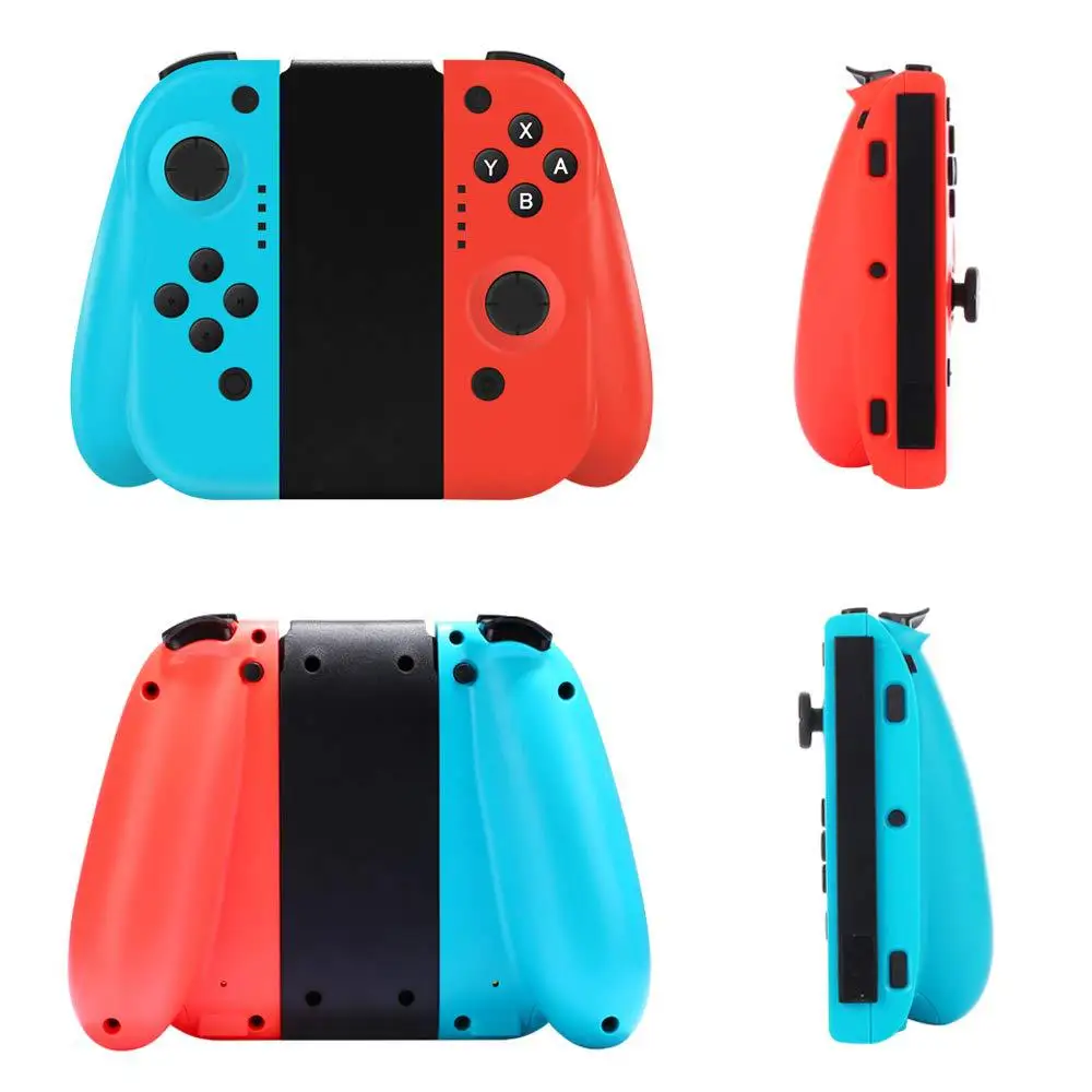 Беспроводной Pro Handgrip Bluetooth джойстики Joy-Con(L/R) игровые контроллеры геймпад для Nintendo Switch NS консоли синий и красный
