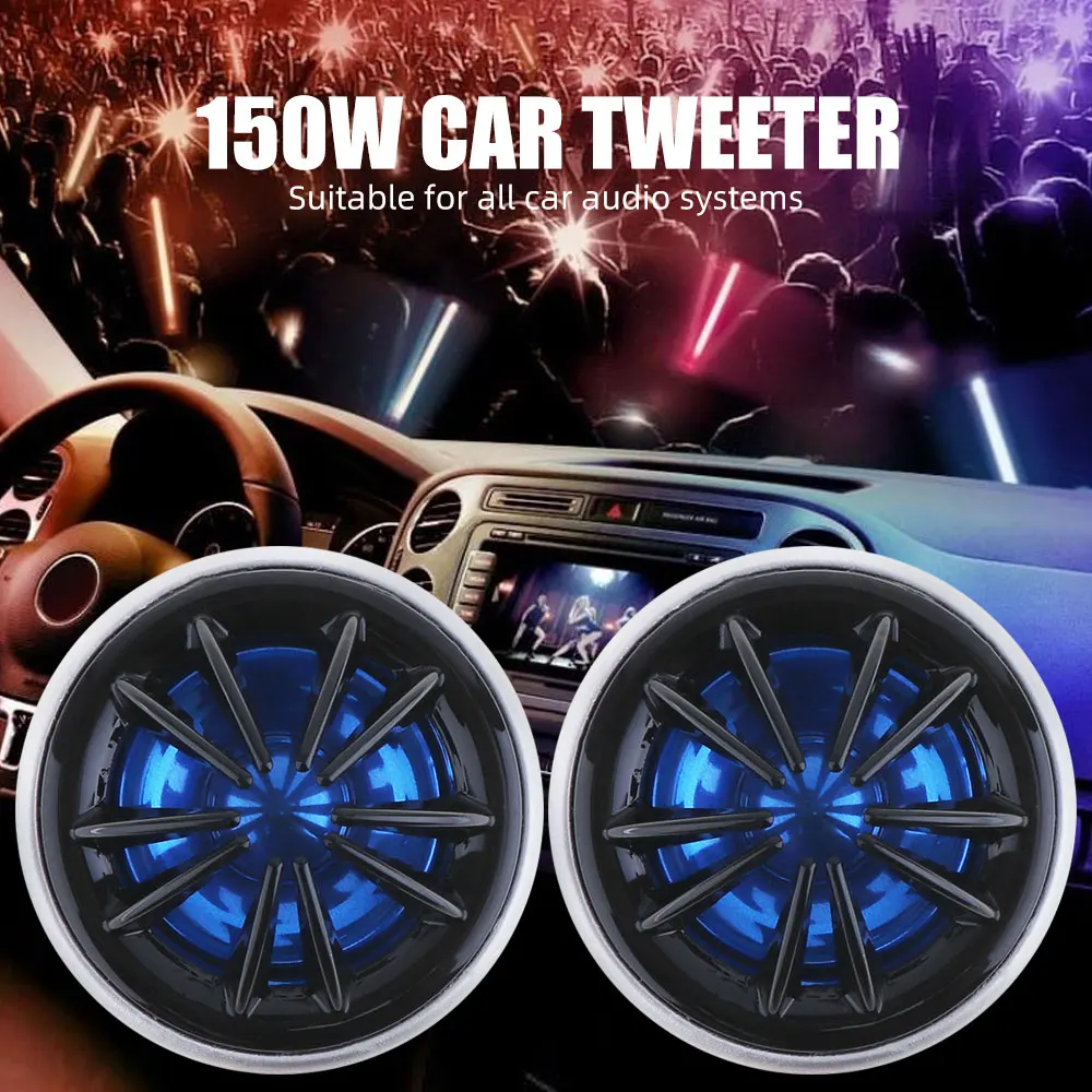 Аудио Громкий динамик для автомобиля 2 шт. ремонта 150 Вт Высокий частотный