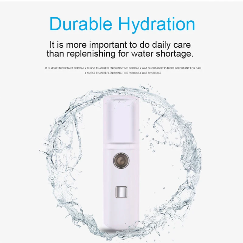 Портативный распылитель нано-тумана для лица и тела дневной увлажняющий уход за