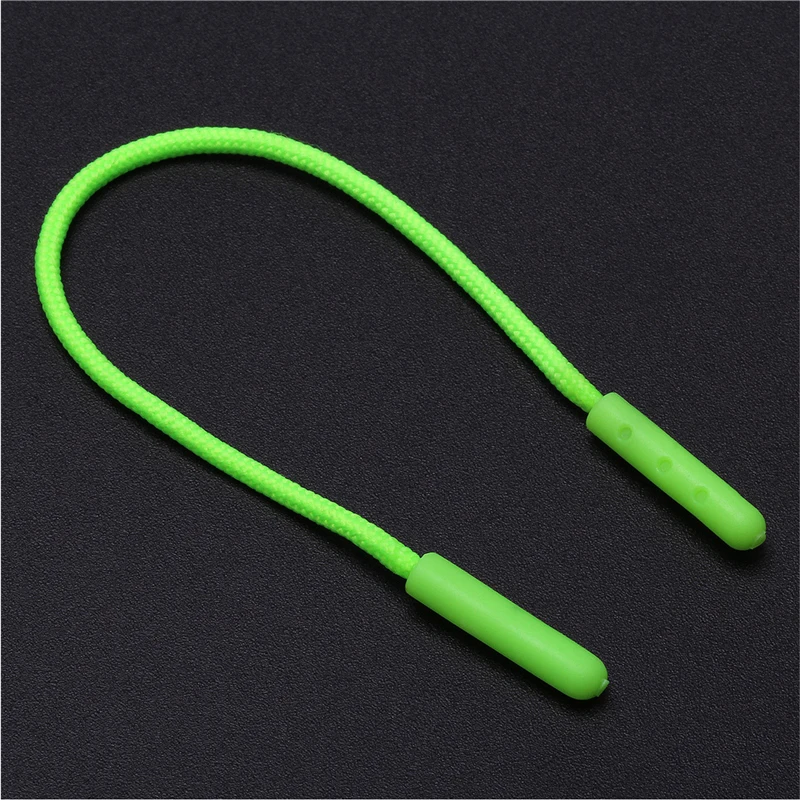 

1000pcs Zipper Puller Two Pole End Fit Rope Tag Fixer Zip Cord Tab Replacement Clip Broken Buckle for Sewing Clothes Travel Bags