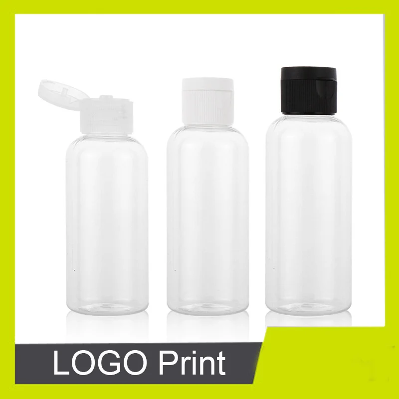 30 шт./лот пластиковая бутылка с откидной крышкой Косметика кремовый многоразовый