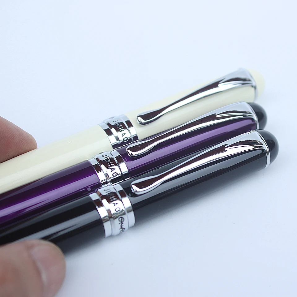 Jinhao X750 перьевая ручка 0 7 мм 18KGP перо высокое качество чернилами полный