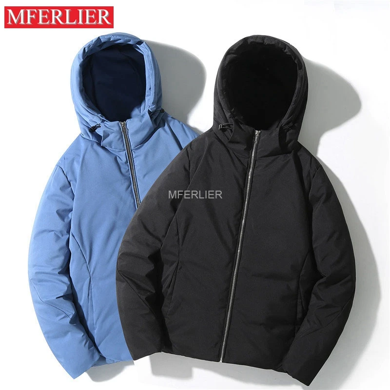 

Зимние размера плюс мужские пуховики 8XL 7XL 6XL обхват груди 142 см, свободное Мужское пальто