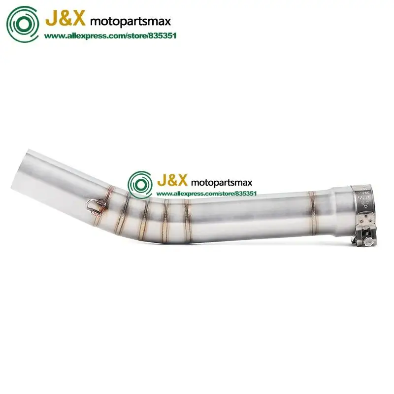 R6 мотоциклетный стальной глушитель выхлопных газов среднее звено трубы полная