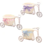 1 шт. горячая Распродажа в виде велосипеда из ротанга корзина для хранения поплавок ваза подставка для растений Цветочная корзина 