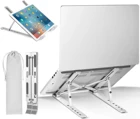 Подставка для ноутбука, портативный складной держатель, регулируемый кронштейн, АБС-пластик, алюминий, поддержка Macbook Pro Air, ноутбука, компьютера, планшета
