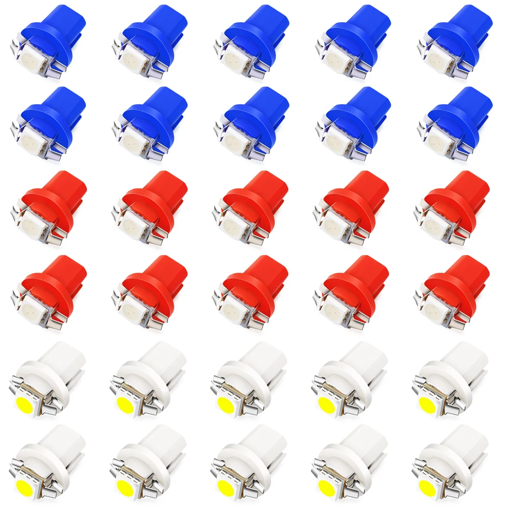 10Pcs Car LED Light Bulb instrument Wedge Interior Lamp for Lexus RX 300 IS 250 GX 400 460 UX 200 NX LX ES | Автомобили и