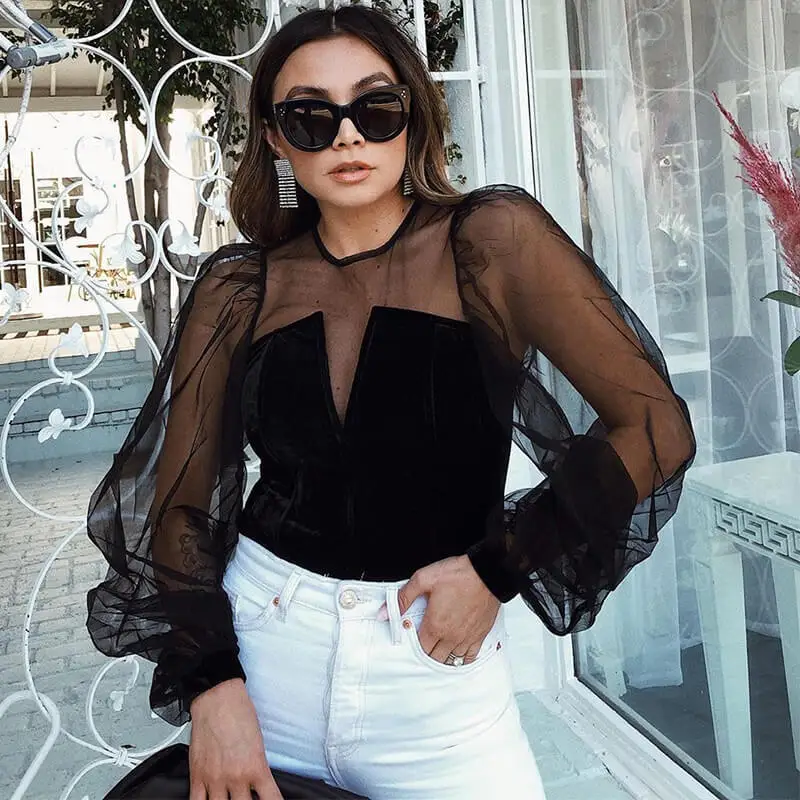 Весенние бархатные женские сексуальные открытые вечерние Клубные топы с