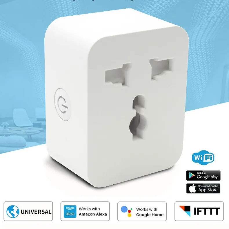 

3pcs 10/16A Wifi Smart Plug Voice Control With Surge Protector Socket Outlet Timing Function Work With Alexa Google Home 2021