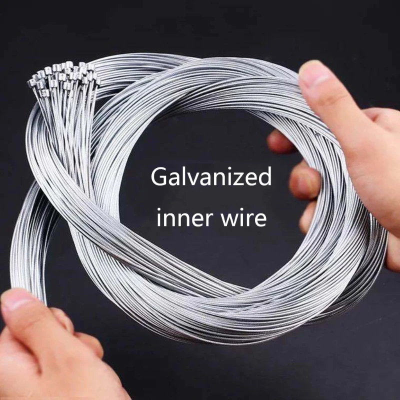 

10 Pcs Bicycle Shifter Derailleur Road MTB Bike Fixed Gear Steel Front Rear Inner Cable Wires Brake Line