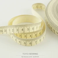 booksew 1 5cm width zakka garment cotton ribbons handmade ruler design label meter sewing accessory diy clothing craft