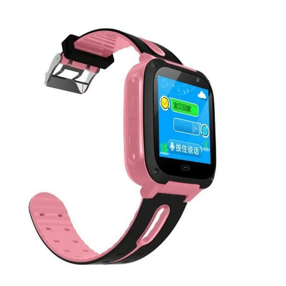 Красный S4 Детские Смарт часы телефон LBS/gps SIM карта монитор ребенок SOS Вызов Smartwatch спортивные часы локатор камера экран# D1 - Цвет: Красный