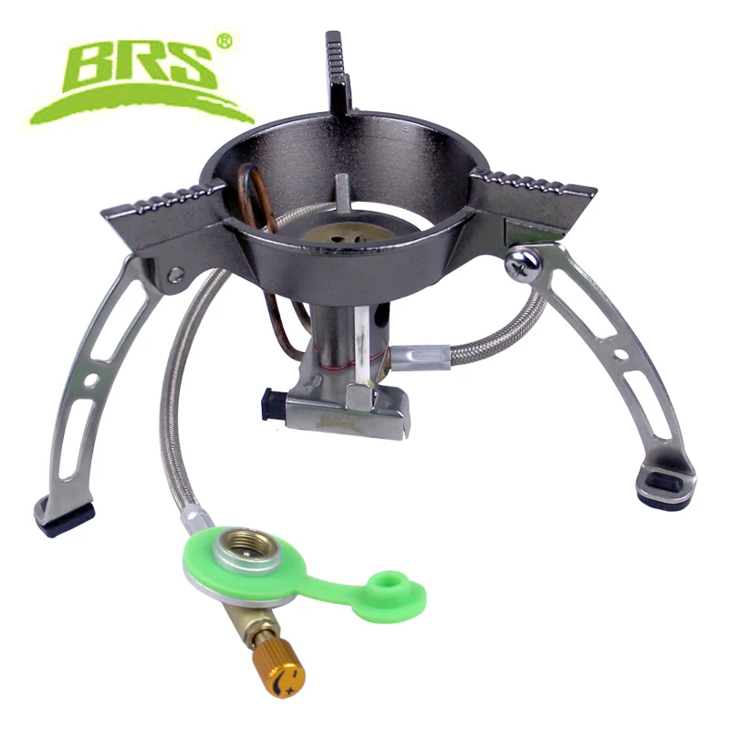 BRS Outdoor Gas Burners Multi Portable Camping Windproof Gas Stove Cooker Picnic Cookout Hiking Equipment Furnace Stove BRS-11