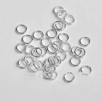 925 sterling silver jewelry findings accessories opening jump ring connectors size 3 4 5 6 7 8 9mm wholesale price 200pcs